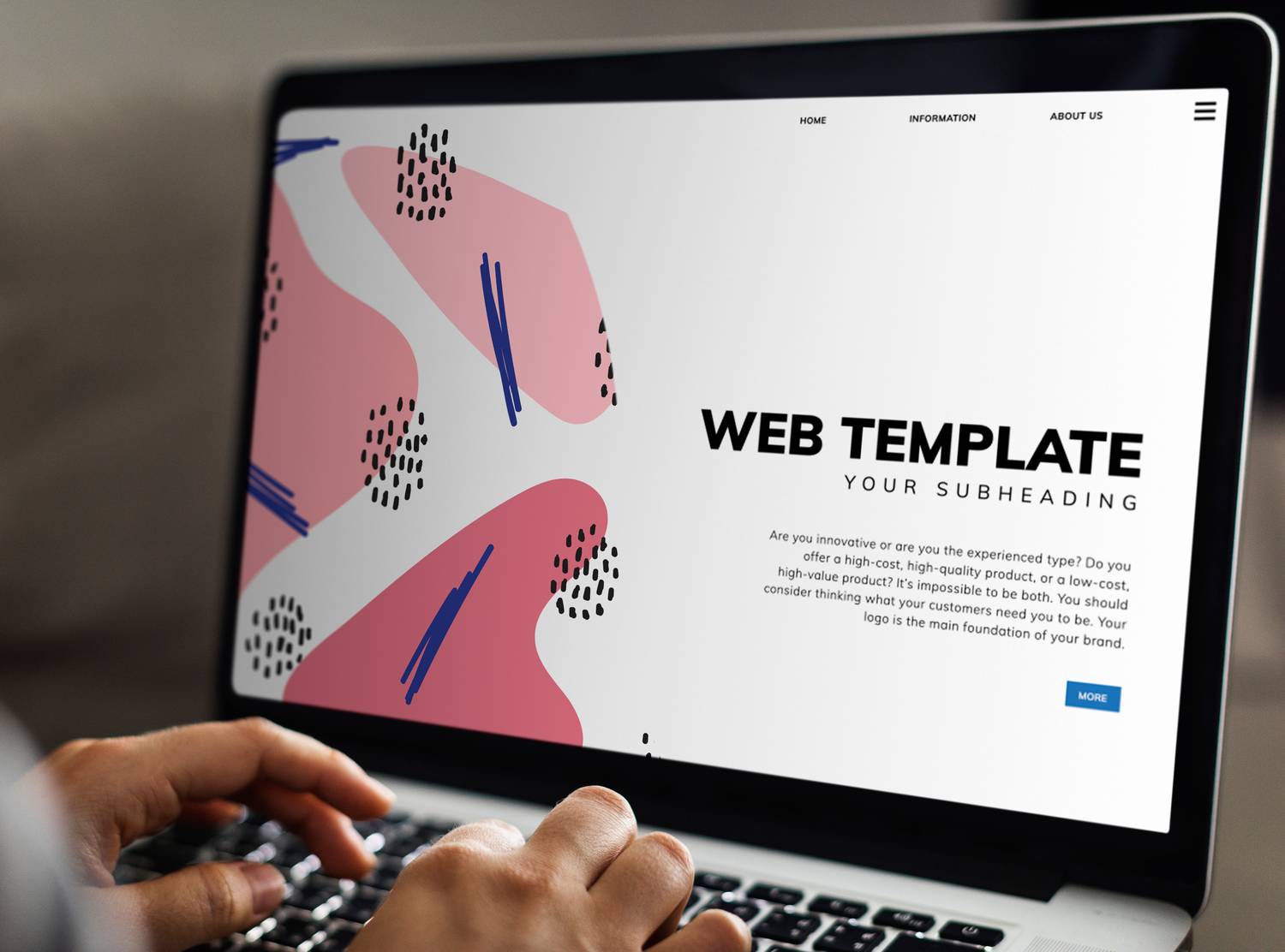 Template Your Website Quickly For Visual Appeal